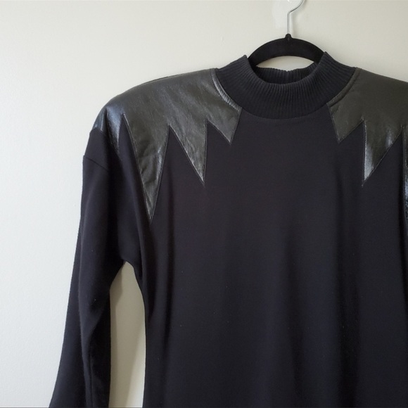 𝅺VINTAGE mod lightning bolt dress sz XS/S All That Jazz clowncore VTG mini - Picture 6 of 15